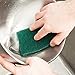 HeRO Dish Scrubber Scouring Pads - Household Scrub Pads for Stove Top Cleaner and Kitchen Scrubbers for Dishes, Cuts Solvents & Greasy Messes, Green 4.5 x 6 inch (Pack of 40)