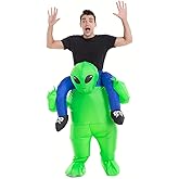 HSCTEK Inflatable Adult Ride On Alien Costume