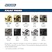 Schlage F40 GEO 716 BRK Georgian Door Knob with Brookshire Trim, Bed & Bath Privacy Lock, Aged Bronze