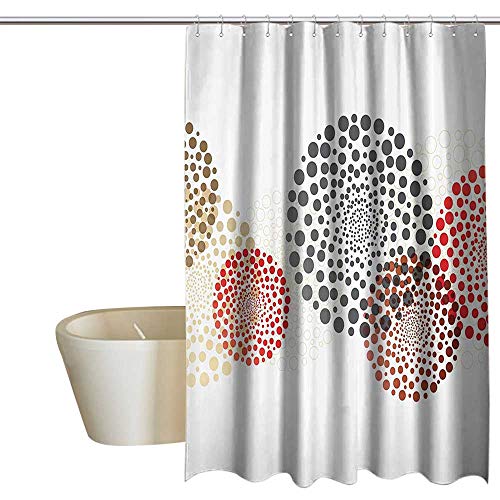 Skdsarts Shower Curtains Fabric Blue Abstract Decor Modern Cool