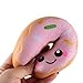 Boomboom Decompression Toys, Slow Rising Stress Toys 11Cm Lovely Doughnut Cream Scented Squishy Kids Toys (Pink)