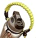 Paracord Hydro Flask Handle, Water Bottle Carrier with Safety Ring & Carabiner, Outdoor Sports Bike Water Bottle Holder for Hydro Flask Nalgene Camelbak & Wide Mouth Water Bottles 18oz – 64oz Green