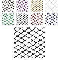 Black Child Safety Net,Kids Balcony Net Protection Decorative Climbing Woven Rope Trailer Netting, for Outdoor Railings Stairs Playground Children 6mm,4cm (Size : 23)
