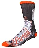 Kevin Durant Oklahoma City Thunder NBA Player Sublimation Mesh Crew Socks Men's Large 10-13 -For Bare Feet
