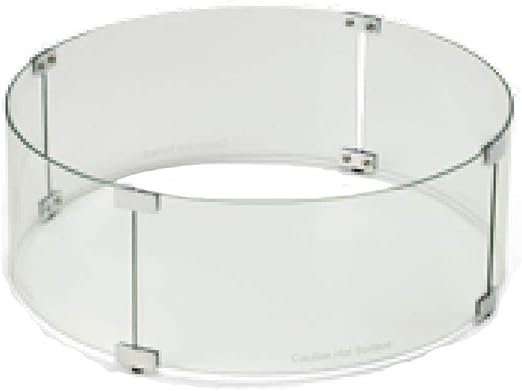 Hearth Products Controls Hpc Round Fire Pit Glass Wind Guard Wg23 Rd 23 Inch Amazon Ca Patio Lawn Garden