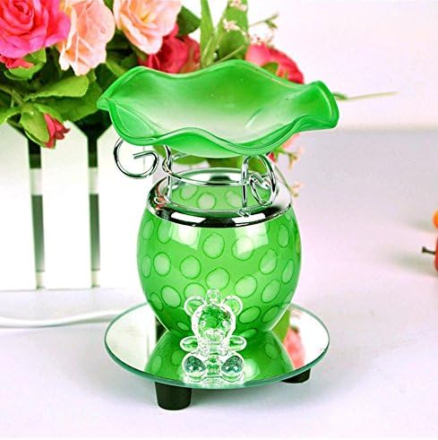 GYMNLJY Interior aromatic essential oil fragrance lamps glass plug-in fragrance lamps , green