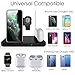 Wireless Charger, QI-EU 4 in 1 Qi-Certified 18W Fast Charging Station Compatible Apple Watch Airpods iPhone Se/11/11pro/X/XS/XR/Xs Max/8/8 Plus, Wireless Charging Stand Compatible Samsung S20/S10