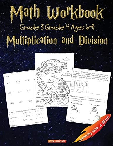 The Unofficial Harry Potter Coloring Math Book Multiplication & Division (A) Ages 8+: Multiplying & Dividing within 1000 without Regrouping, Word ... more!: Harry Potter Coloring Book Unofficial