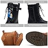 VEPOSE-Womens-28-Mid-Calf-Boots-Military-Combat-Boot-with-Card-Knife-Wallet-Pocket