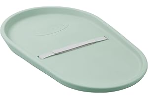 Shnuggle Squishy Changing Mat - Baby Changing Diaper Pad, Wipeable Easy-to-Clean Nappy Station, Warm-to-Touch Surface, Non-Slip Base, No Covers Needed - Eucalyptus