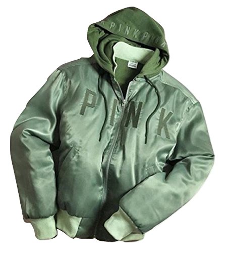 Hooded Bomber Jacket NWT Olive Green 