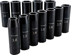 CRAFTSMAN Impact Socket Set, Metric, 1/2-Inch