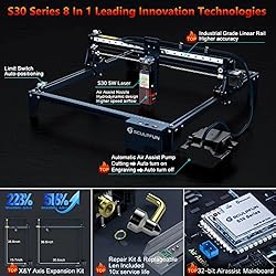 SCULPFUN S30 Laser Engraver with Auto Air Assist