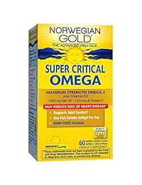 Noruega oro Ultimate Aceites de Pescado Super Critical Omega, 15407, 60, 1, 1