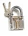 GoldLock Cutaway Professional Transparent Practice Padlock For Locksmith Training