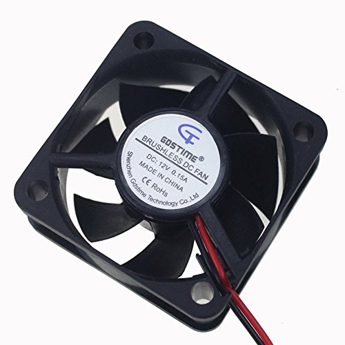 GDSTIME 50mm X 50mm X 20mm 5cm 2 Inch 12v Brushless Dc Cooling Cooler Fan - Thumbnail 2