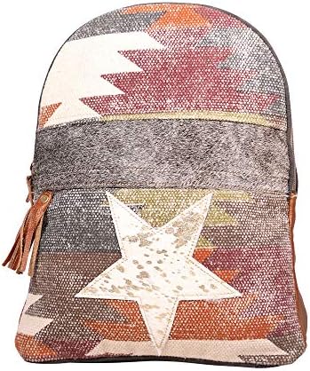 2346 Western Leather Backpack Bag - One Size Pecan Amazon.com: Myra Bag Western Leather Backpack Bag for Women  main image 3