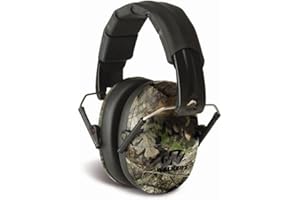 Walker's Unisex Adult's Lightweight Foldable Hearing Protection 22 dB Noise Reduction Pro Low-Profile Earmuffs