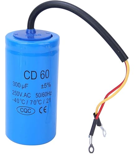 ARブイユニ以外コンプ【熱風からのARなし】 CHRセミコンプ CD60 Capacitor, 300uf ±5% 250VAC 50/60Hz Round Run Start