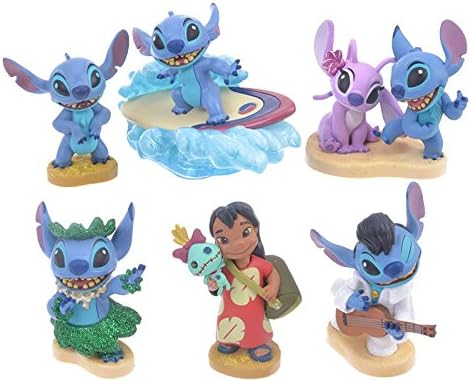 Amazon ディズニーストア 公式 フィギュアセット リロ スティッチ Stitch Day フィギュア ドール 通販