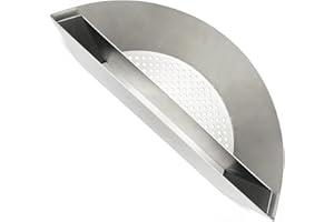 TMOZYAR Stainless Steel water trough grill baskets，Charcoal Briquet Holder, charcoal basket Replacement for Weber 22" Kettle Grills, Charcoal Divider Grills, weber Performer grill Welded-in Water Reservoir Accessories