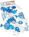 Rite Lite Hanukkah Garland - Chanukah Jewish Holiday Party Decorations Banner Blue & White Celebration Decor Centerpiece Hanukkah Gifts Perfect for Entertaining Indoor & Outdoor Stretches 8 Feet Long!
