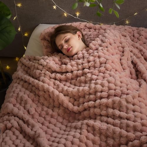 NEWCOSPLAY Super Soft Queen Blanket Pink Premium