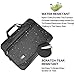 Briefcase for 17 Inch Laptop, Business Travel Bag, Expandable Large Hybrid Shoulder Bag, Water Resisatant Business Messenger Briefcases for Men - Black