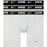 Nike mens Essential Cotton Stretch W/Fly Boxer Brief Underwear (3-pack)