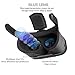 Sukapa Oasis 3D VR Headset With Remote Controller Virtual Reality Glasses with Stereo Headphone for VR Games 3D Movies Smartphones HD Blue Glass Lens Eye Care System for iPhone and Android Smartphones