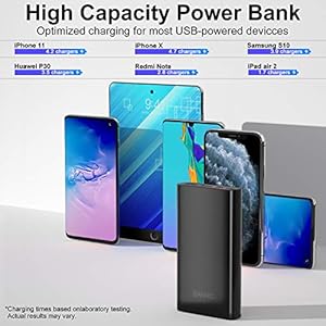 BANNIO Powerbank 20000mAh,USB C Caricabatterie Portatile con 18W Power Delivery,Type C PD Ricarica Rapida Batteria… - immagine 4