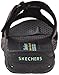 Skechers Women's Reggae Ethnic Vibes Slide Sandal,Black/Multi Ethnic Print,11 M US