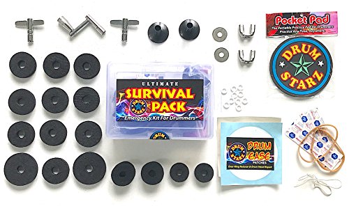 Drum Starz 51 Piece ULTIMATE SURVIVAL PACK Emergency Kit for Drummers
