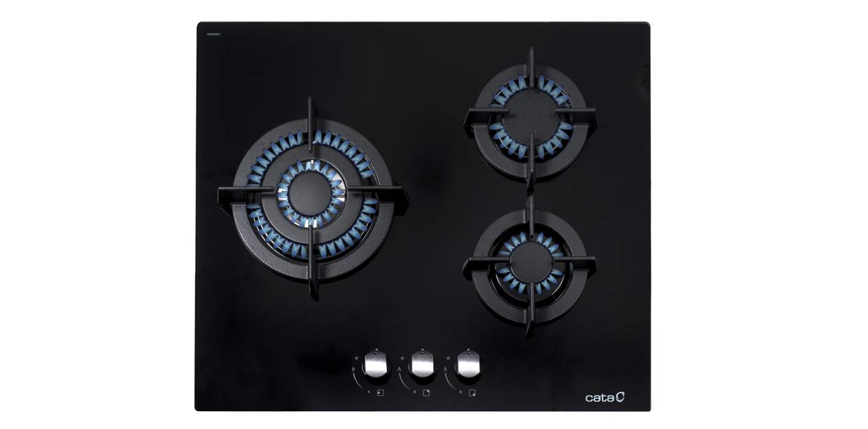 Cata cci6021 - Hob 3 burners Black, 1600040185