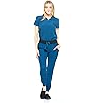 Dagacci Medical Uniform Women and Men Unisex 4-Way Stretch Jogger Scrub Set