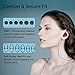 Bluetooth Headphones, GRDE Bluetooth Earbuds Magnetic Wireless Earbuds Stereo in-Ear Earphones Noise Cancelling Running Headset with Mic Compatible for Samsung Note 8 Cell Phones(Red)