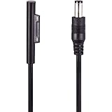 Surface Pro 4 DC Charging Cable (Fit Intel core i5 / i7 Only), Threeeggs DC Plug Charging Cord Power Supply for Microsoft Surface Pro 4 Intel Core i5 / i7 Tablet Computer (DC Cable) (DC Cable)