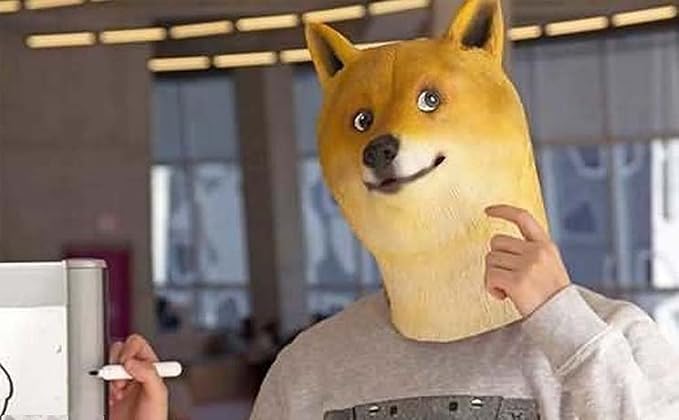 Miyaya At Funny Doge Dog Animal Head Mask For Mask Festivalhalloweeneaster Or Dance Party