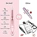 Electric Nail Drill for Acrylic Nails - Dr.HeiZ 14 in 1 Compact Portable Professional Nail File Kit for Acrylic Manicure Pedicure Polishing Shape Tools Design for Home