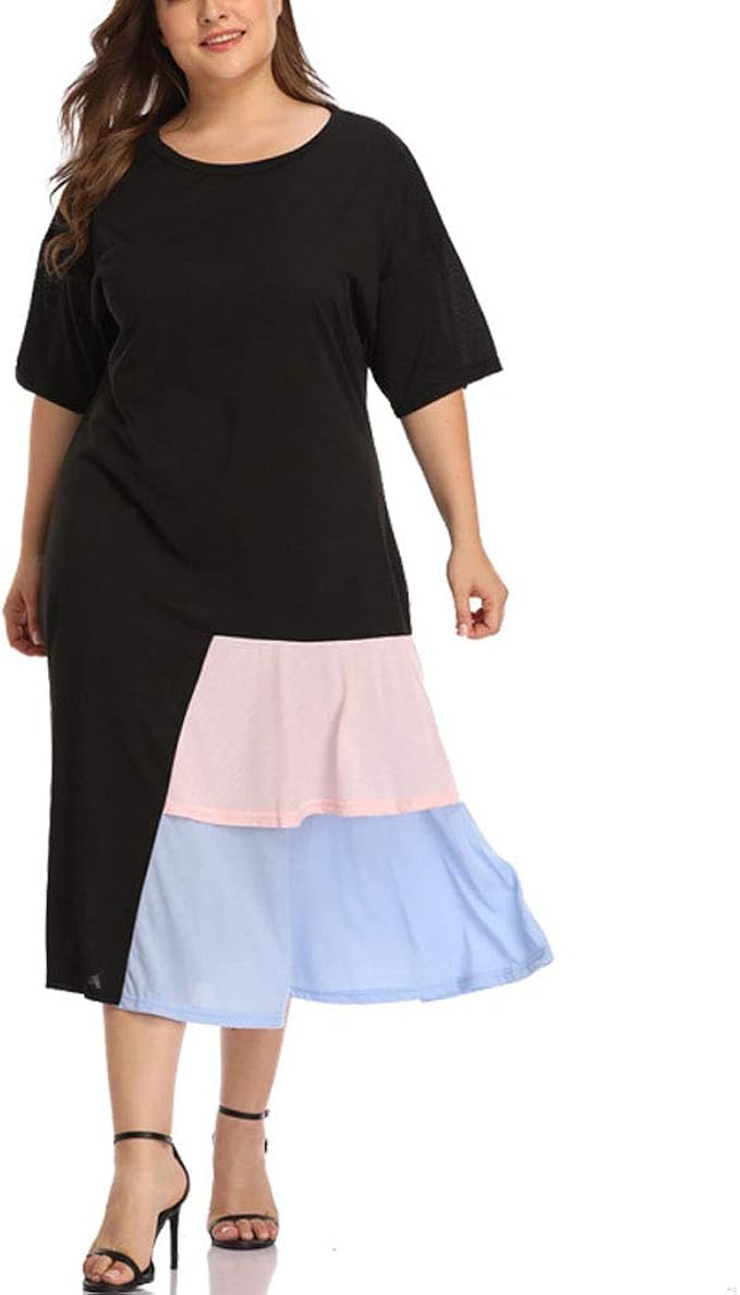Robe D'Été Grace Karin - Coton Brodé - Longue Décontractée Col V - Femme