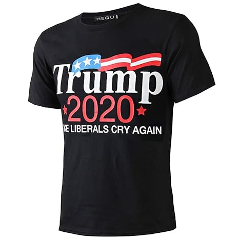 Schimer Trump T-Shirt, Trump 2020 für Präsidenten Wahl T-Shirt Make Liberals Cry Again T-Shirt Donald Trump
