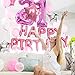 21st Birthday Decorations - 21st Birthday Party Supplies, 21st Birthday Sash, Happy Birthday Banner, Pink Conffeti Balloons, Finally 21, Gifts for her.