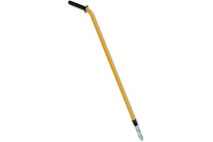 Rubbermaid Commercial Products HYGEN Quick-Connect Ergonomic Extension/Extendable Handle/Stick, 48"-72", Yellow, for Janitorial/Professional Microfiber Floor Cleaning/Mopping