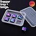 Whiskey Stones Gift Set by Niviux - Stainless Steel Reusable Ice Cubes for Bourbon, Whisky, Scotch and Wine - Accessories for Bars and Enthusiasts - Freezable Core for Extended Chill - Iridescent