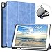 MoKo Case for iPad Pro 10.5 with Apple Pencil Holder Slim Lightweight Smart Shell Stand Cover Case with Auto Wake/Sleep for Apple iPad Pro 10.5 Inch 2017 Released Tablet, Light Blue