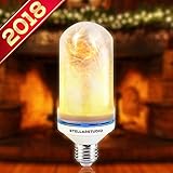 [UPGRADED] LED Flame Effect Light Bulb - E26 LED Flickering Flame Light Bulbs, Simulated Decorative Light Atmosphere Lighting Vintage Flaming Light Bulb for Bar/ Christmas Decoration