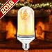 [UPGRADED] LED Flame Effect Light Bulb - E26 LED Flickering Flame Light Bulbs, Simulated Decorative Light Atmosphere Lighting Vintage Flaming Light Bulb for Bar/ Christmas Decoration