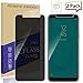 Zeking [2-Pack]Samsung Galaxy J6 (2018) Privacy Anti-Spy Glass Screen Protector, 2.5D Edge 9H Hardness [Anti Scratch][Anti-Fingerprint] Bubble Free