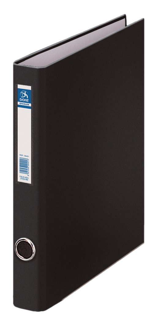 dohe oficolor – Folder 2 Rings 25 mm, Folio, Black