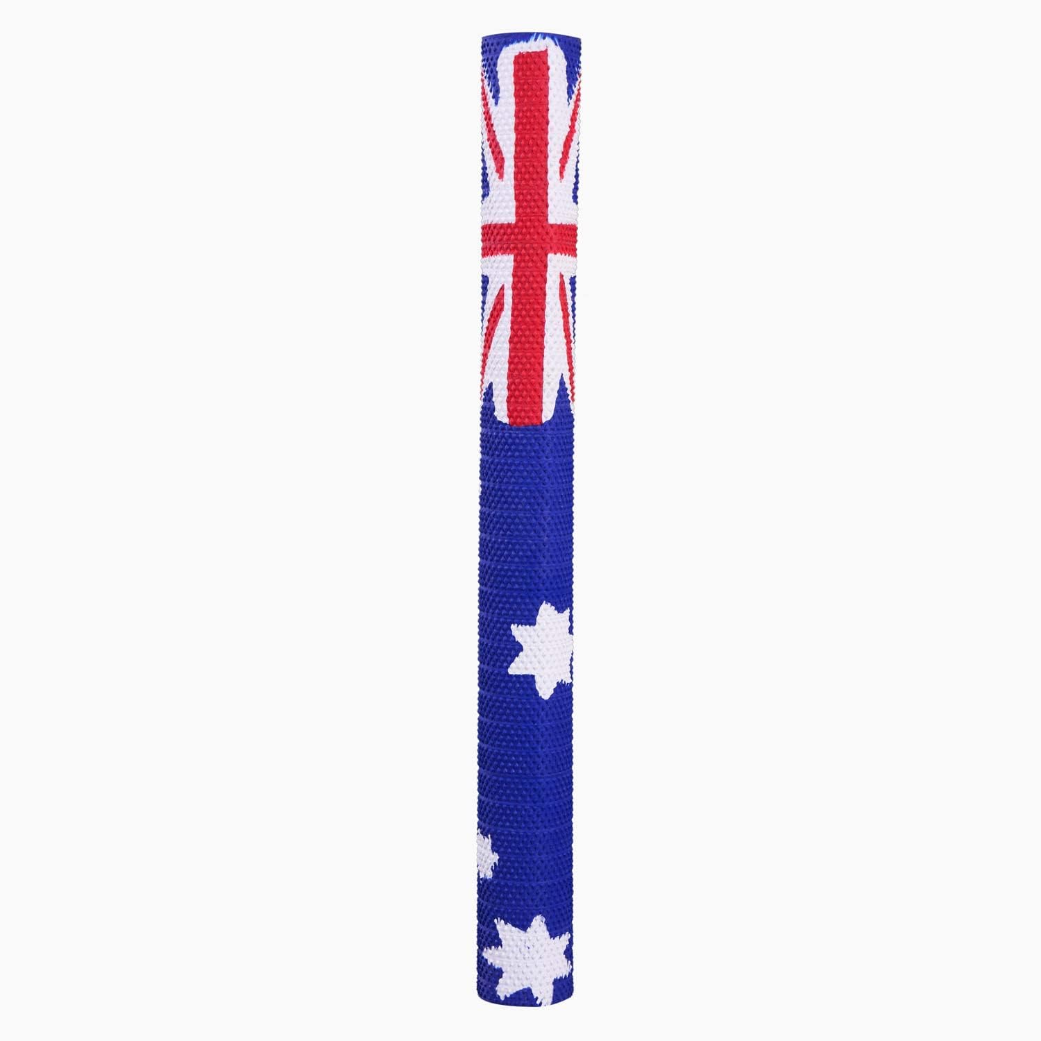 DSC Australian Flag Cricket Bat Grip (Blue/White/Red, Standard Size) Material: Rubber Soft Feel Grip Better Shock Absorption (Pack of 1)